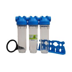 Atlas 3lü Su Arıtma Filtresi 10" Housing
