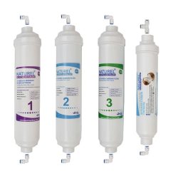 Inline Kapalı Kasa Su Arıtma Cihazı Filtresi 4Lü Aşamalı Filtre Seti Premium